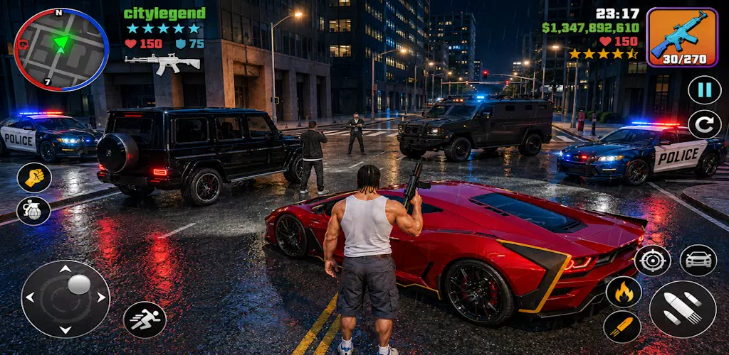 Mafia City Crime Simulator 3D  Screenshot 7