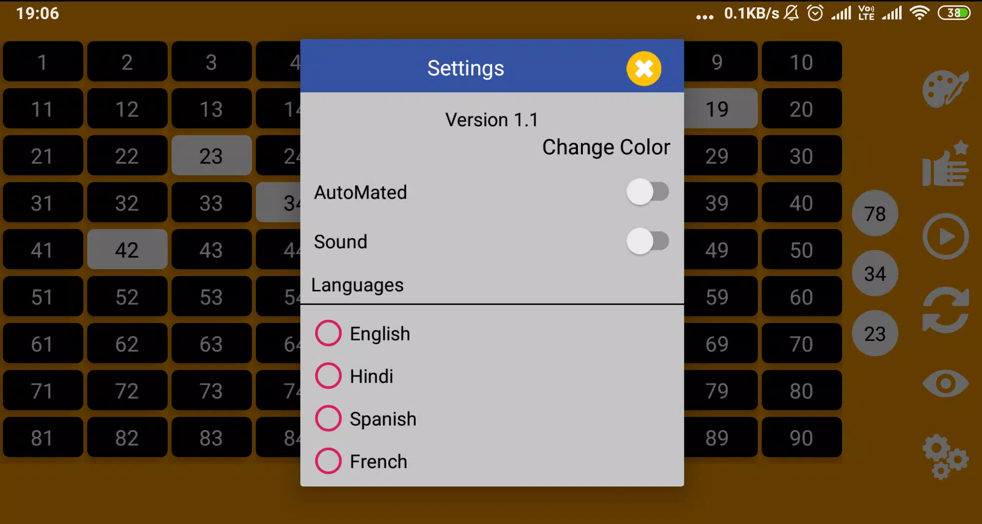 Smart Housie Number Picker  Screenshot 2