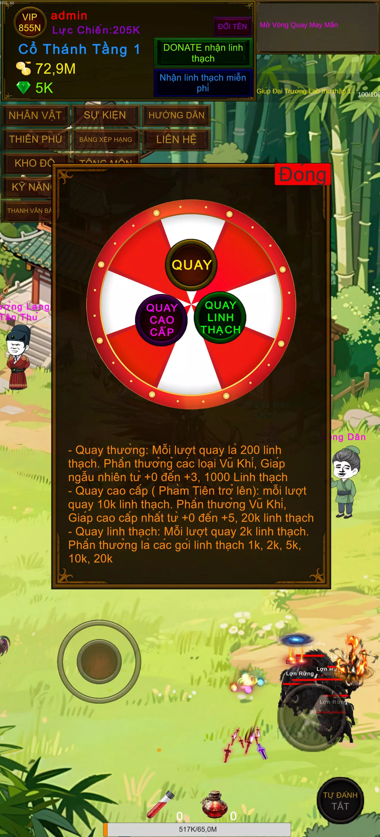 Xuyên Không Tu Tiên  Screenshot 4