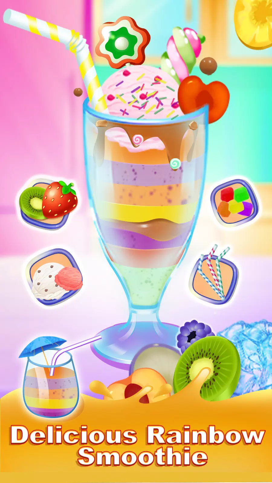 Ice slushy smoothie maker game  Screenshot 7