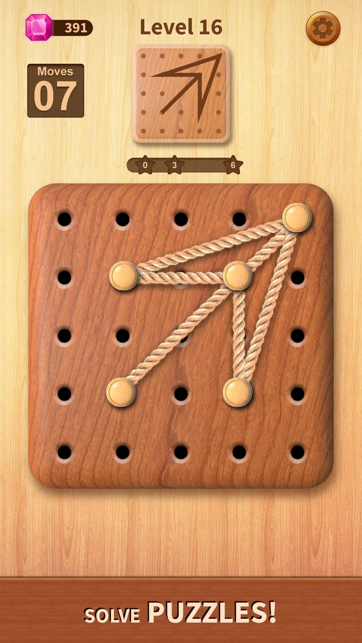 Rope Puzzle: Wooden Rope Games Screenshot 1