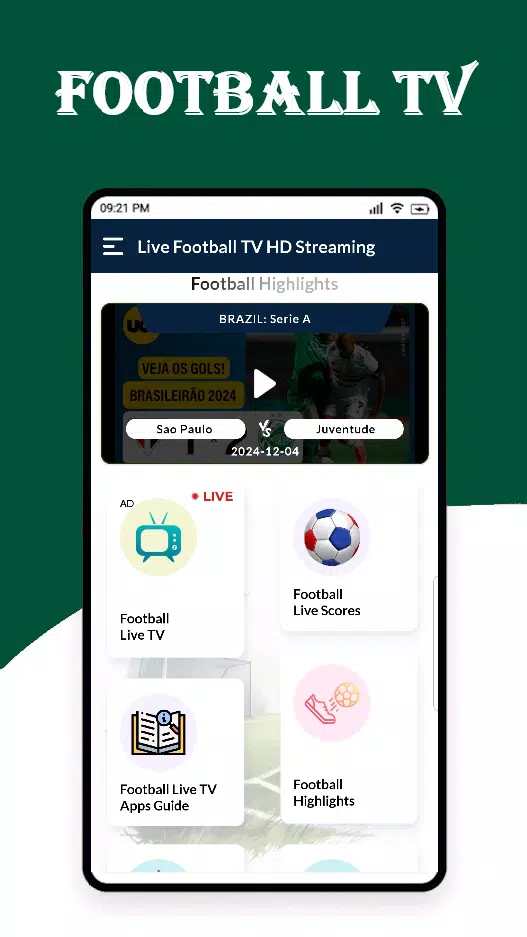 Playfy TV Live Football TV Screenshot 1