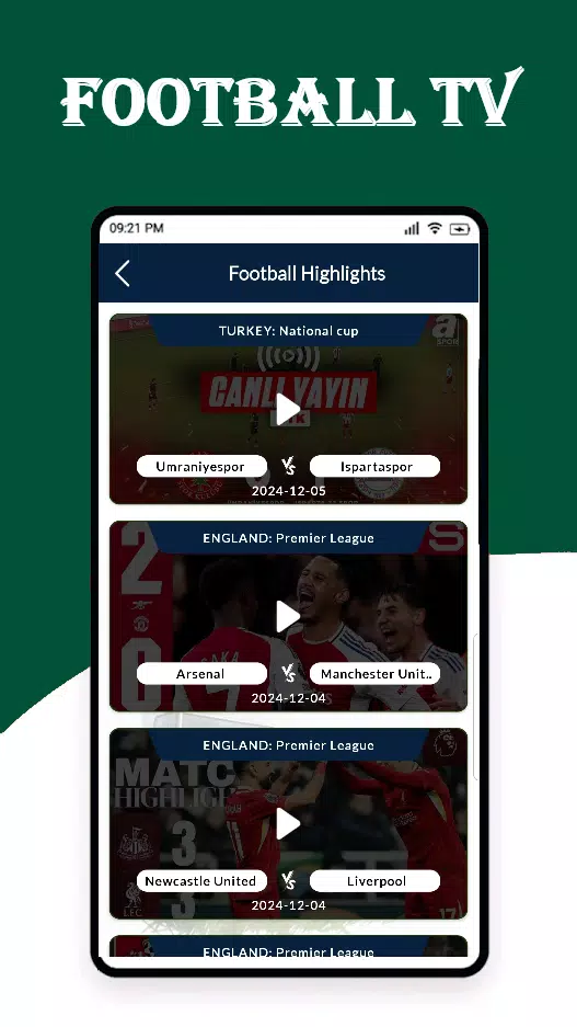 Playfy TV Live Football TV Screenshot 3