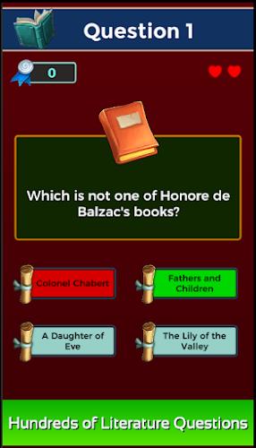 Literature Quiz Game Screenshot 18