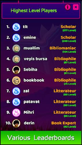 Literature Quiz Game Screenshot 15