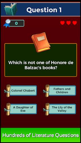 Literature Quiz Game Screenshot 9