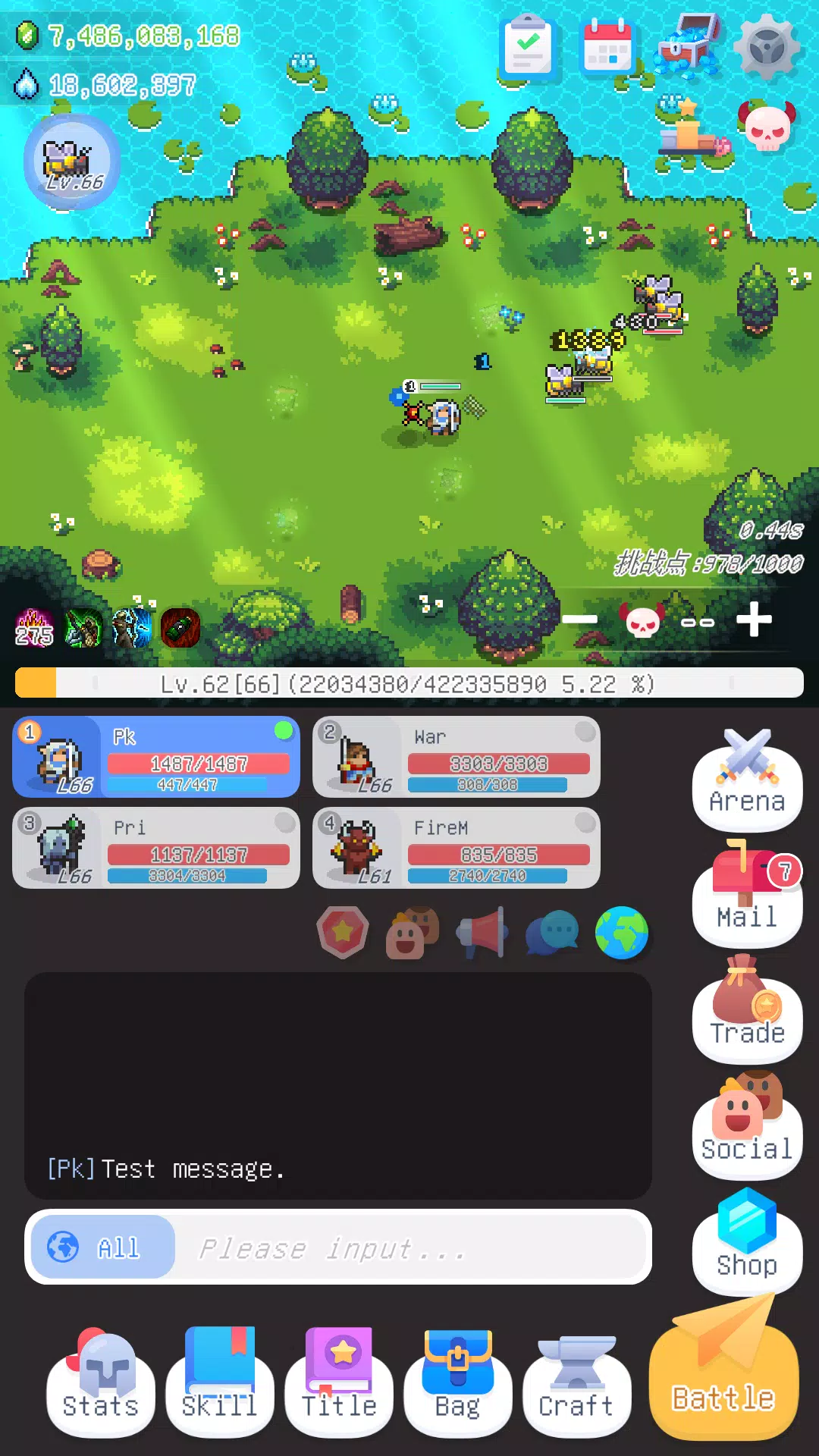 TinyWorld-Idle mmorpg Screenshot 1
