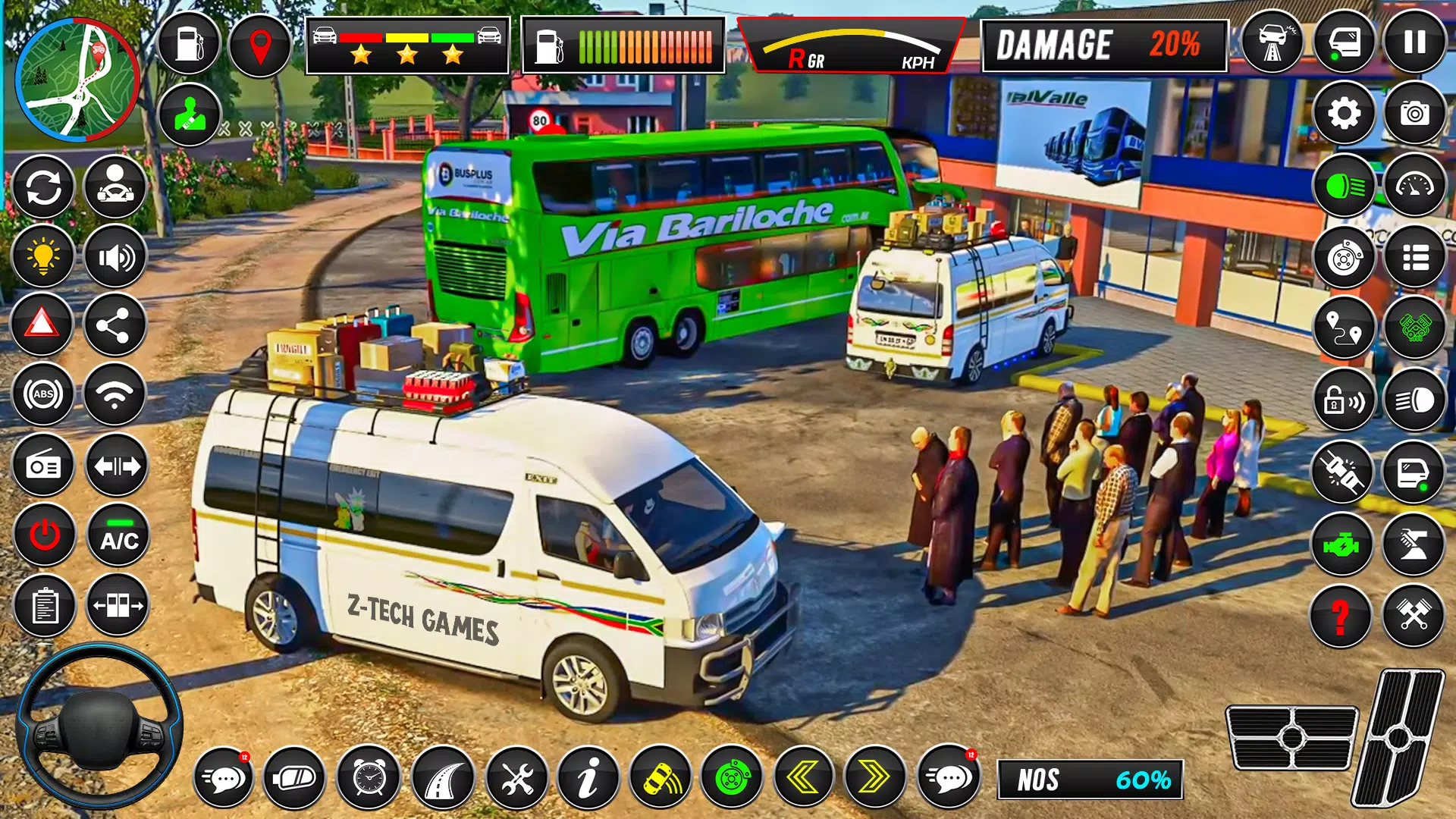Bus Simulator 3D Euro Bus Game Screenshot 2