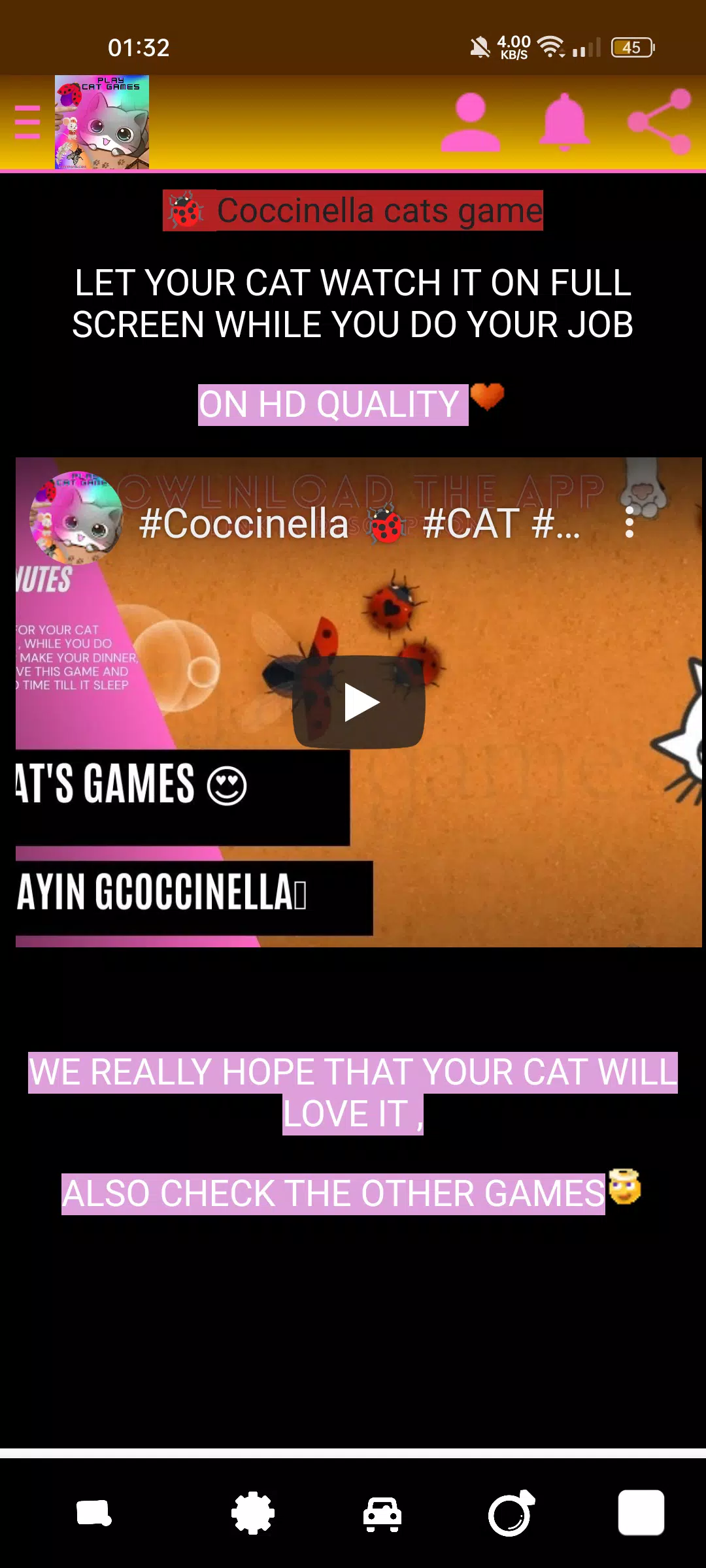 CAT PLAY GAMES - LET IT BUSY Screenshot 5