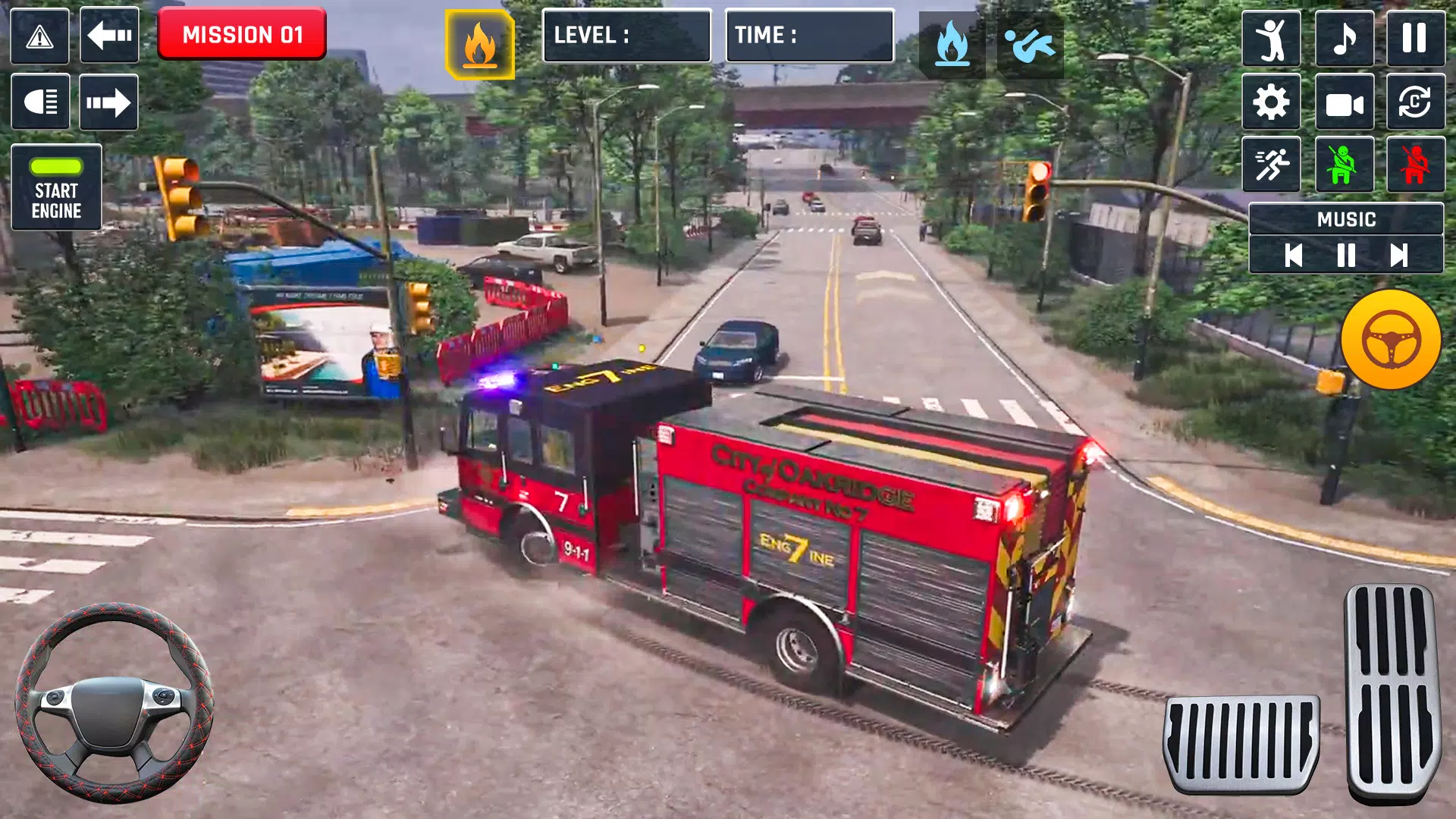 Fire Truck: Truck Driving Game Screenshot 2