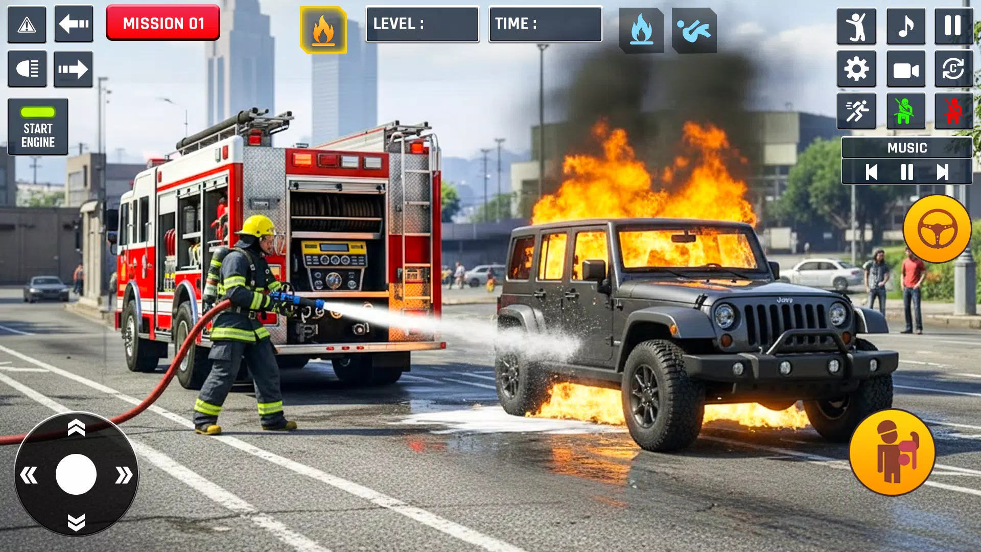 Fire Truck: Truck Driving Game Screenshot 1