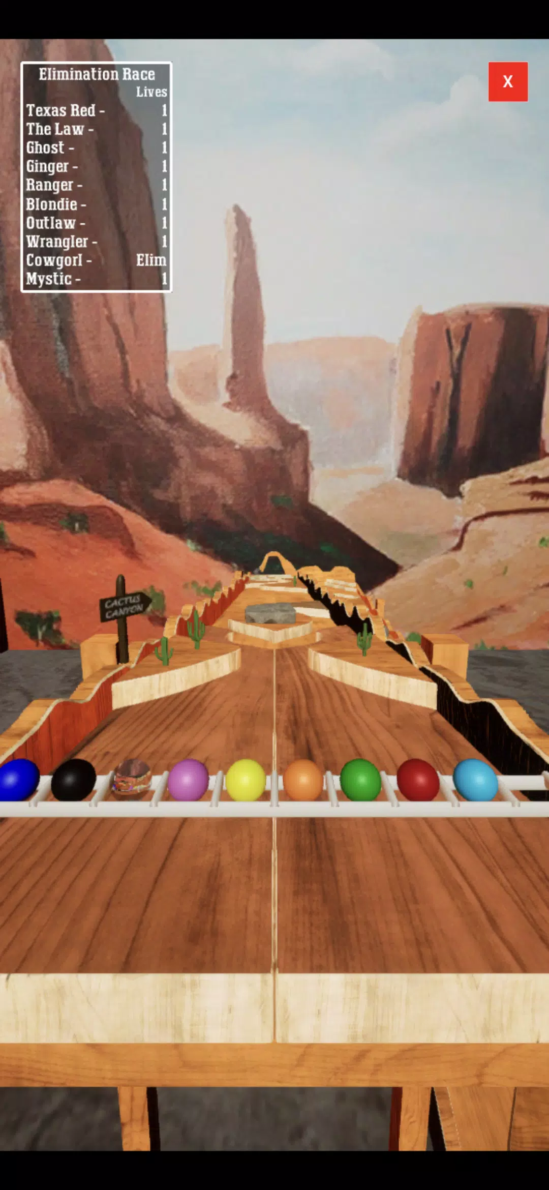Cactus Canyon Marble Race Screenshot 4