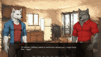 Golden Days? A Furry Visual Novel Screenshot 1
