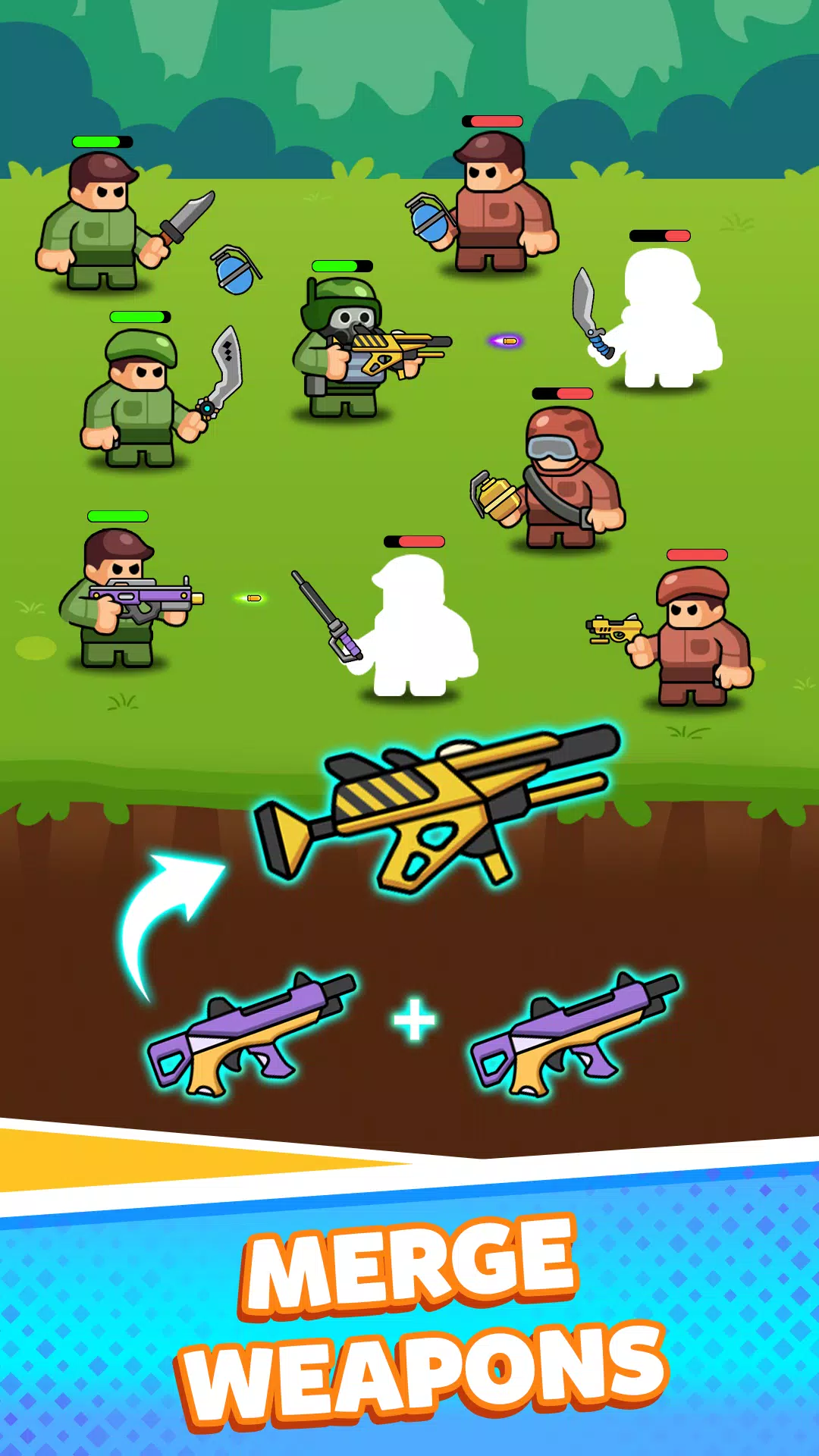 Bag War: Merge Battle Screenshot 1