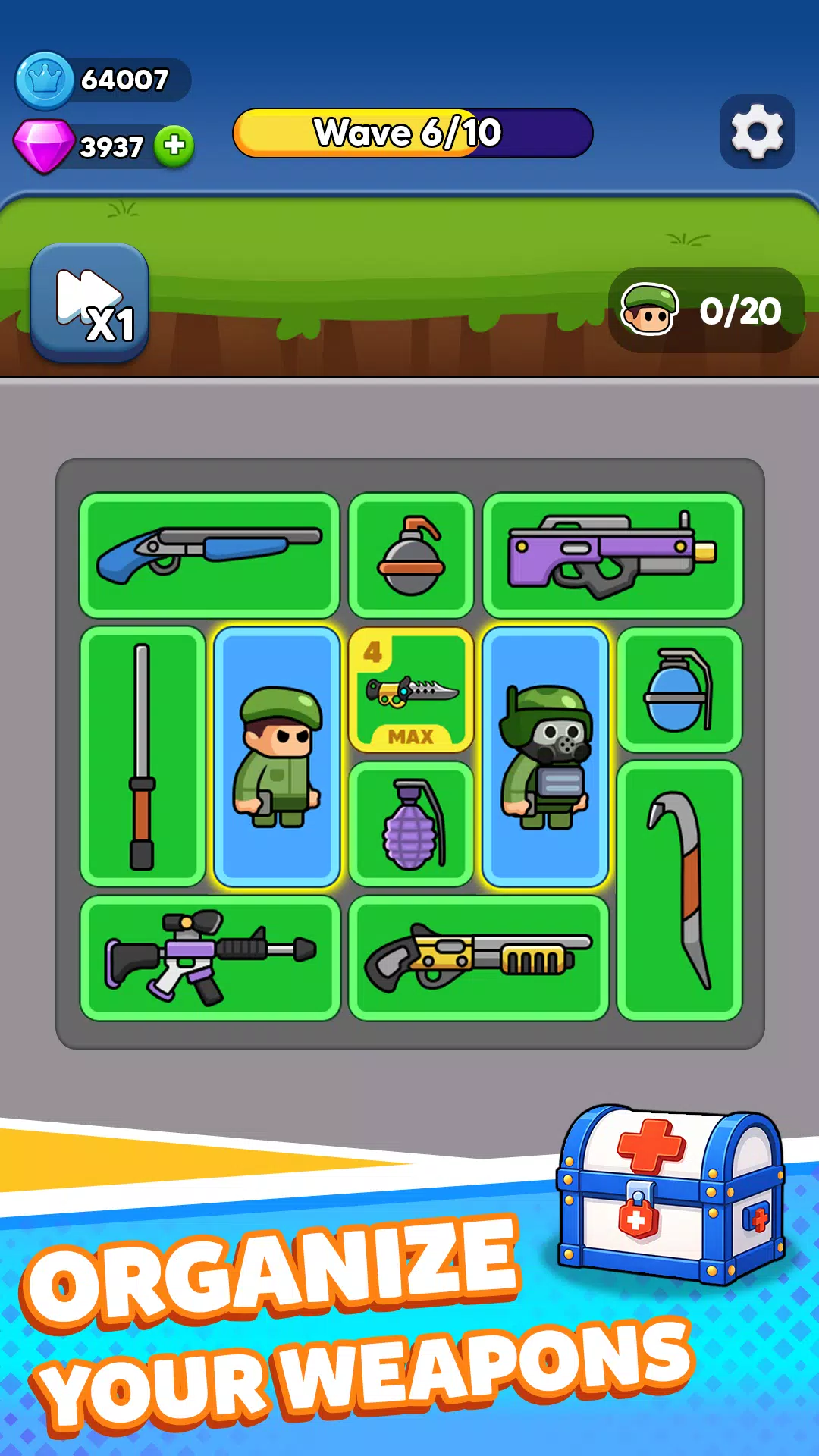 Bag War: Merge Battle Screenshot 2