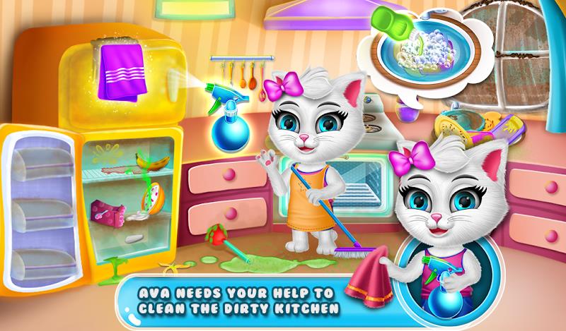Kitty Cat Daycare Salon Games Screenshot 1