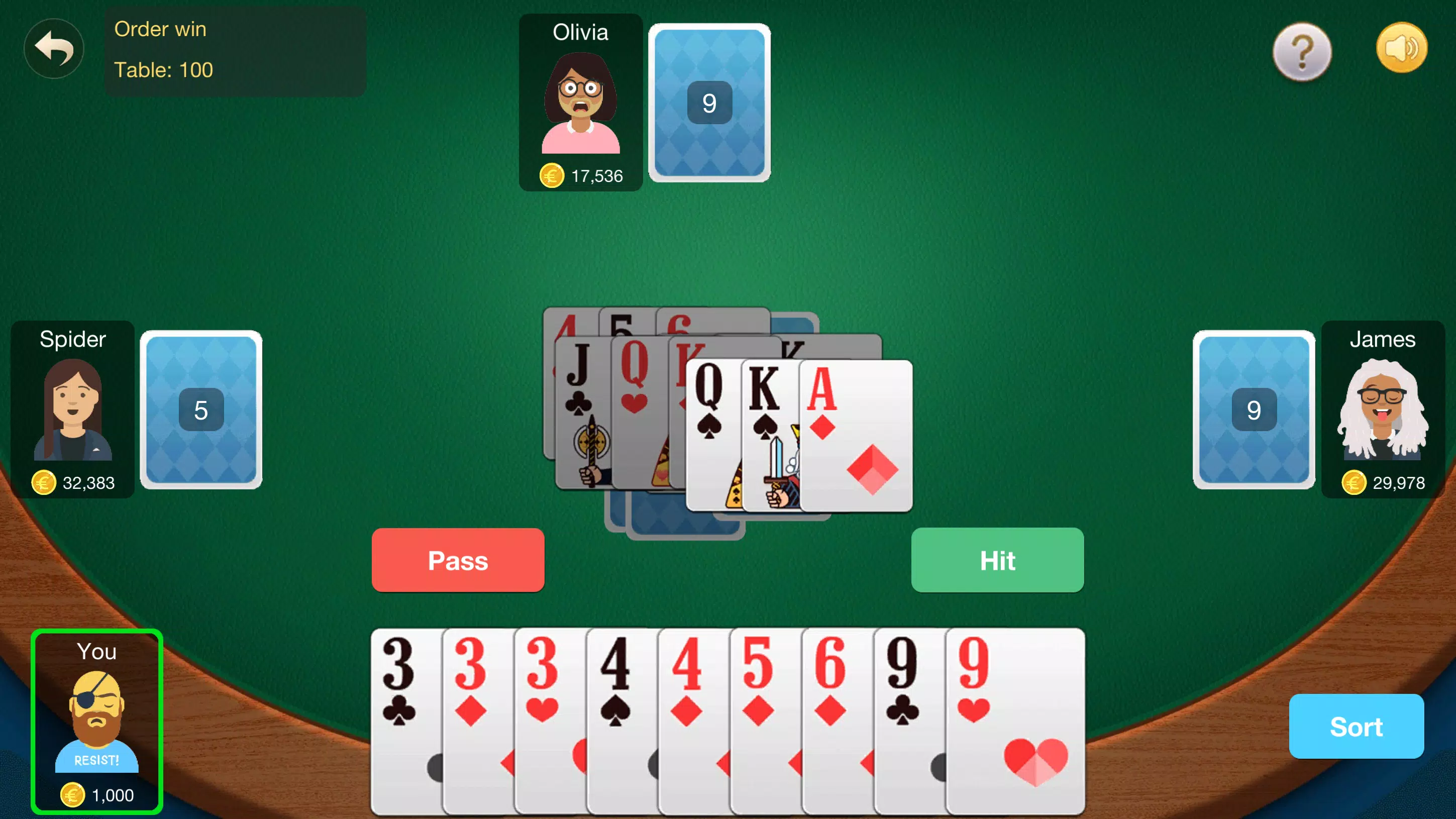 Tiến Lên Miền Nam: Phỏm, Tá Lả Screenshot 2
