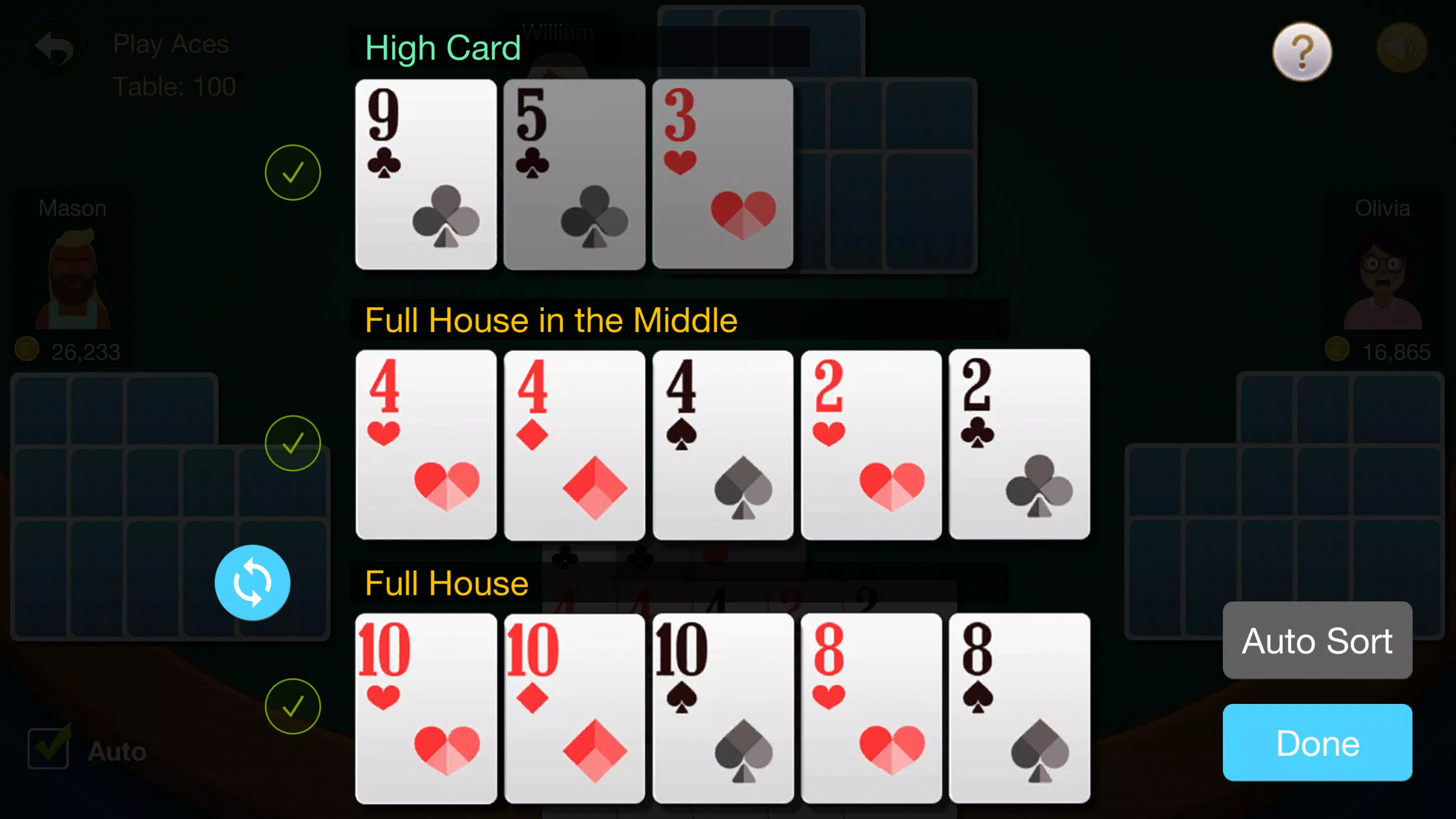 Tiến Lên Miền Nam: Phỏm, Tá Lả Screenshot 4