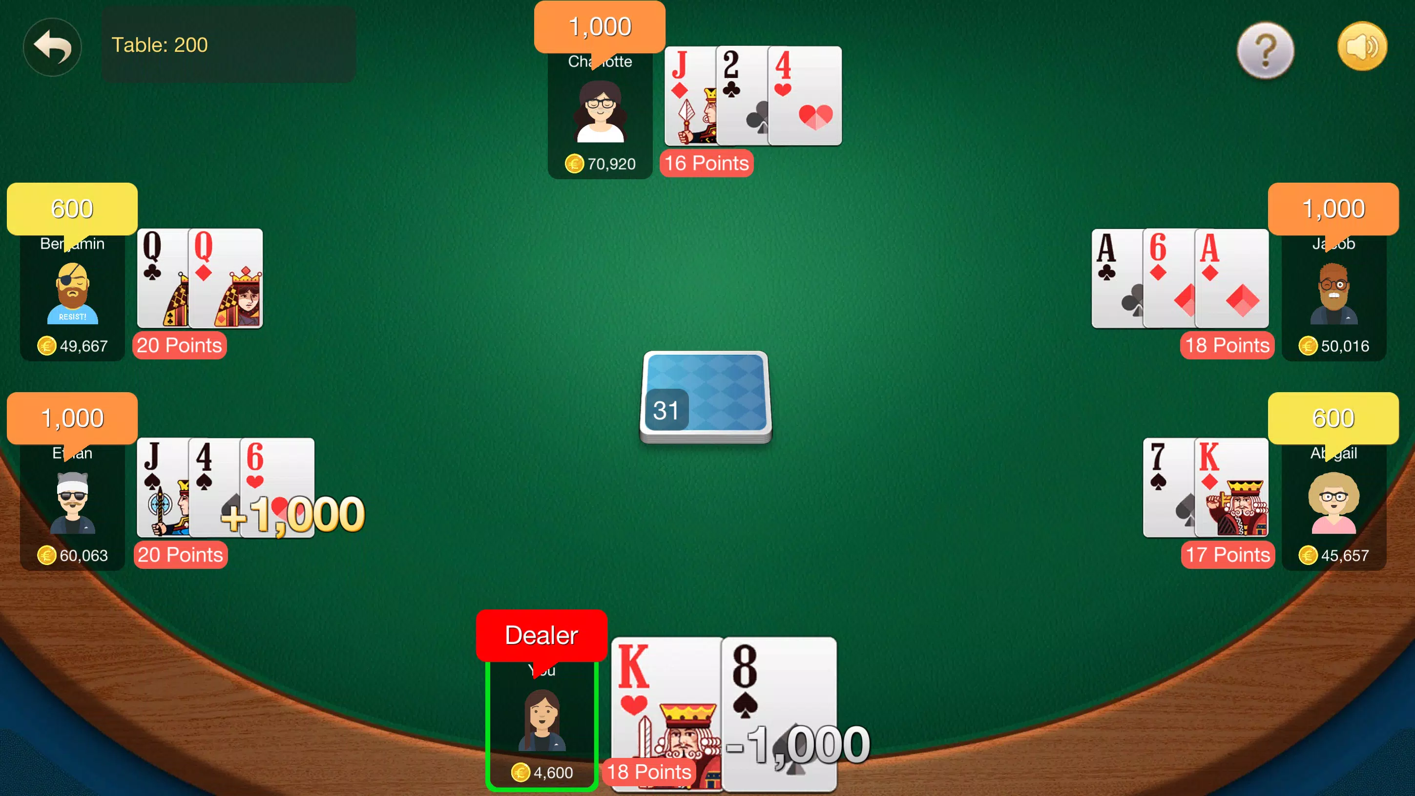 Tiến Lên Miền Nam: Phỏm, Tá Lả Screenshot 8