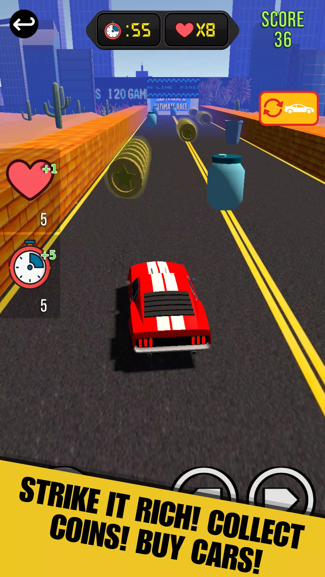 Drive and Dodge: Car Racing 3D Screenshot 6