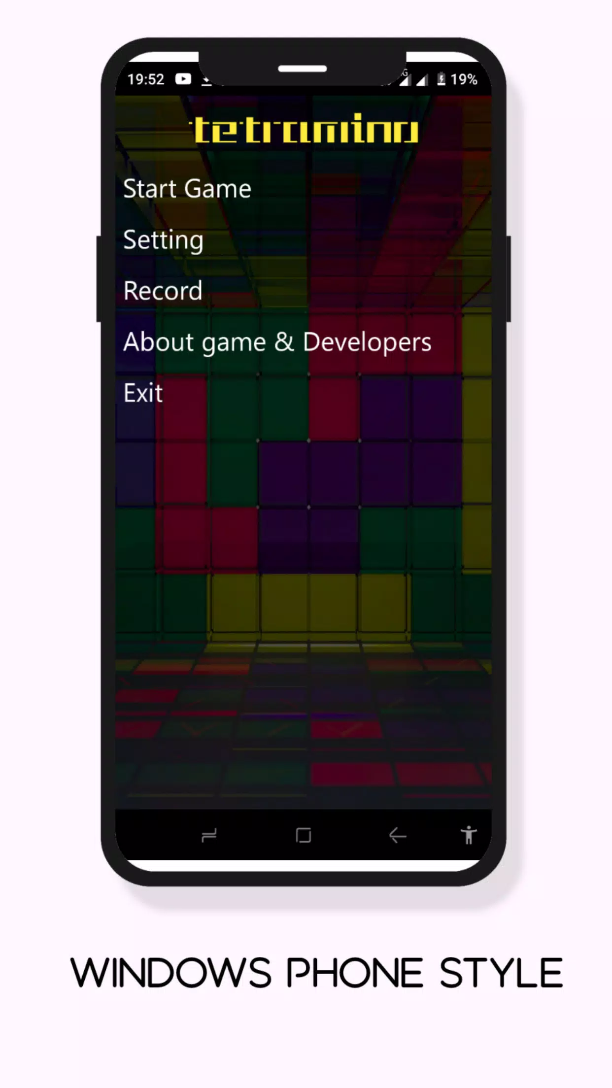 Tetramino Metro UI Screenshot 2