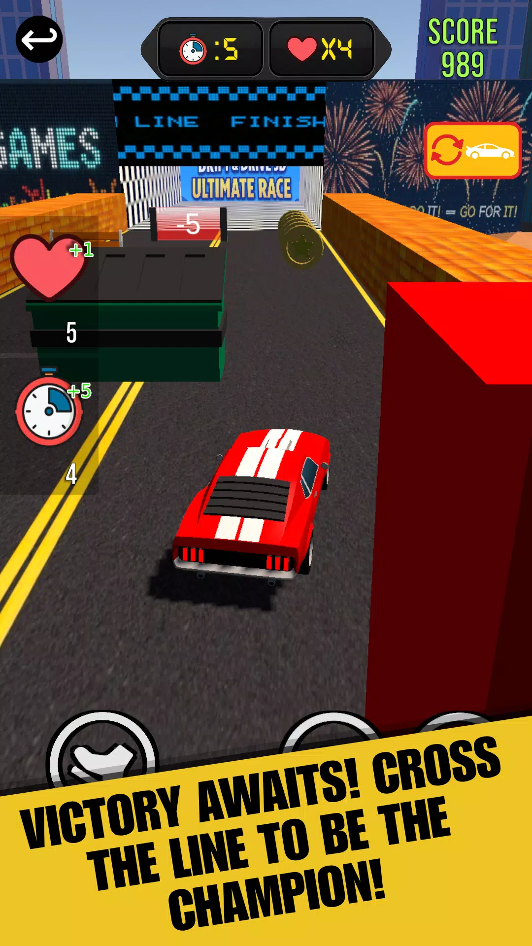 Drive and Dodge: Car Racing 3D Screenshot 1