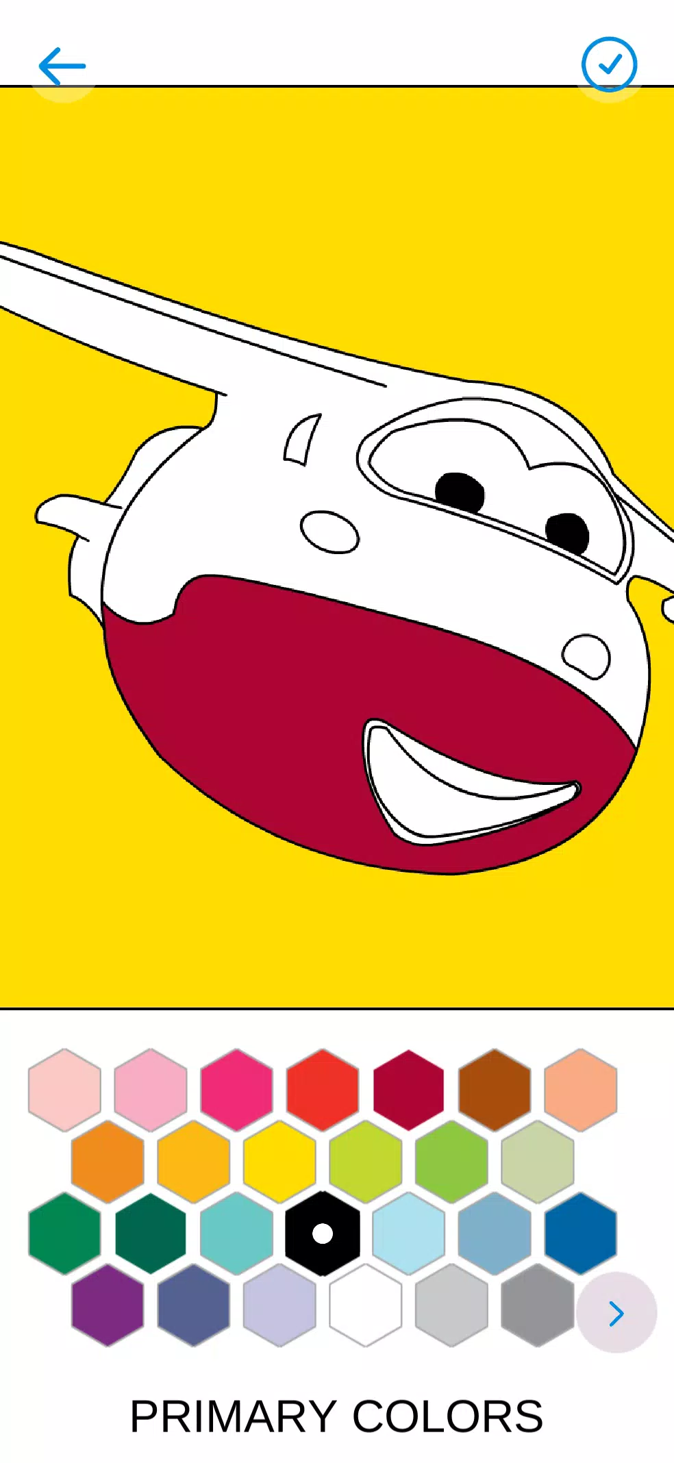 Planes Coloring Game Screenshot 2
