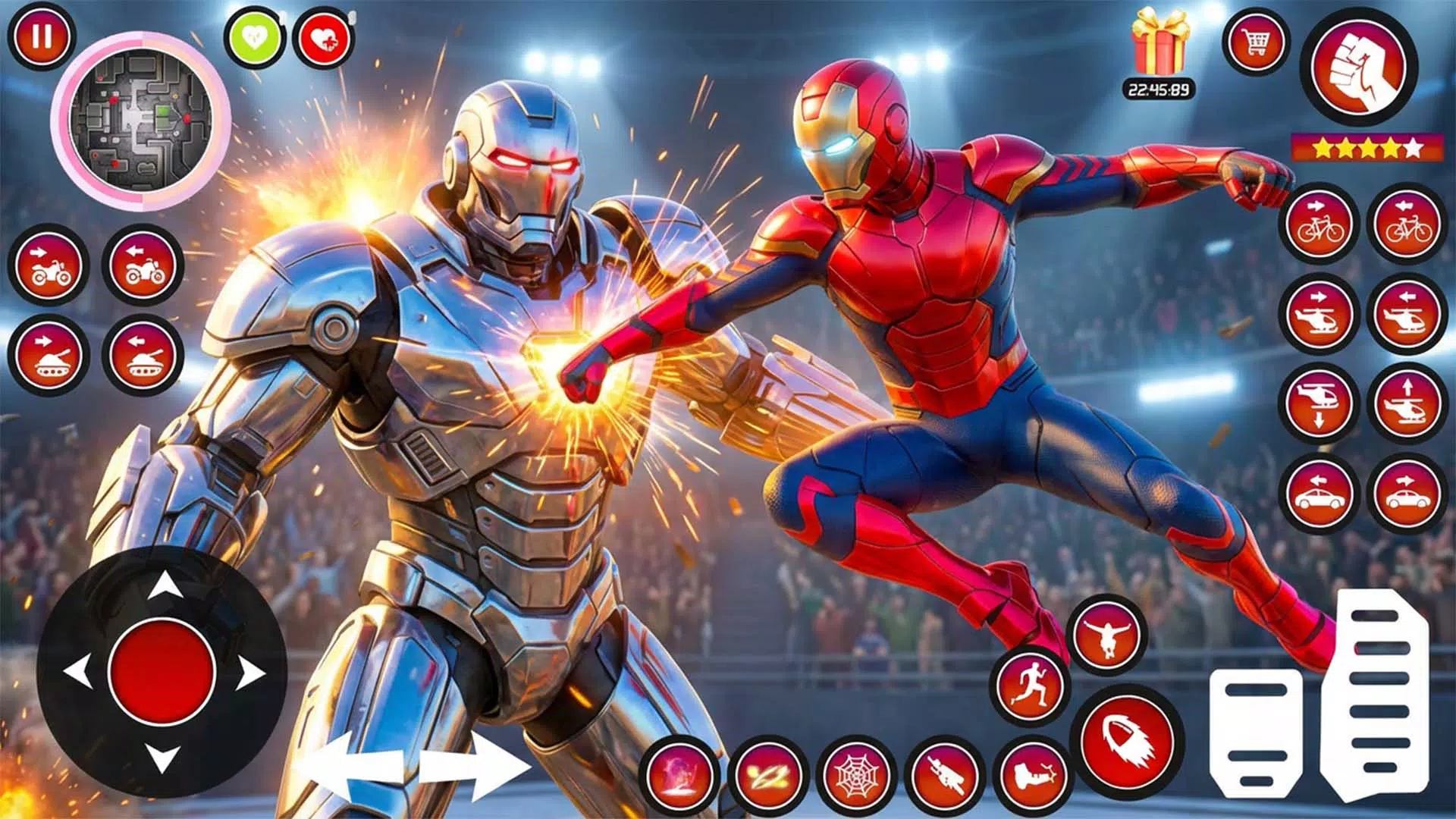 Spider Fighter Rope Ninja Hero Screenshot 2