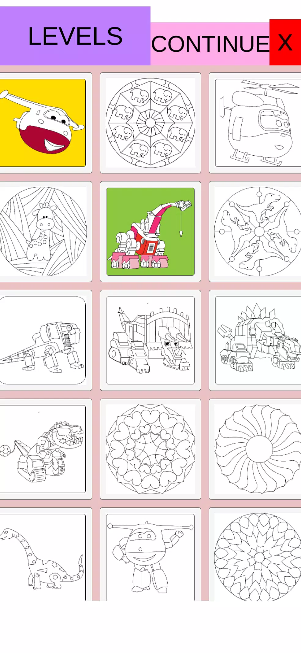 Planes Coloring Game Screenshot 1