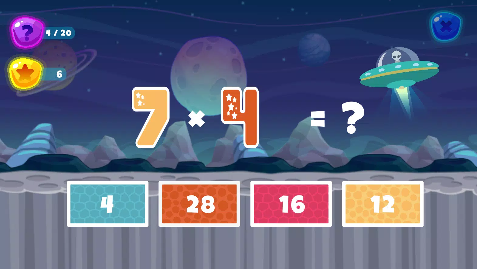 Fun Space Maths Screenshot 3