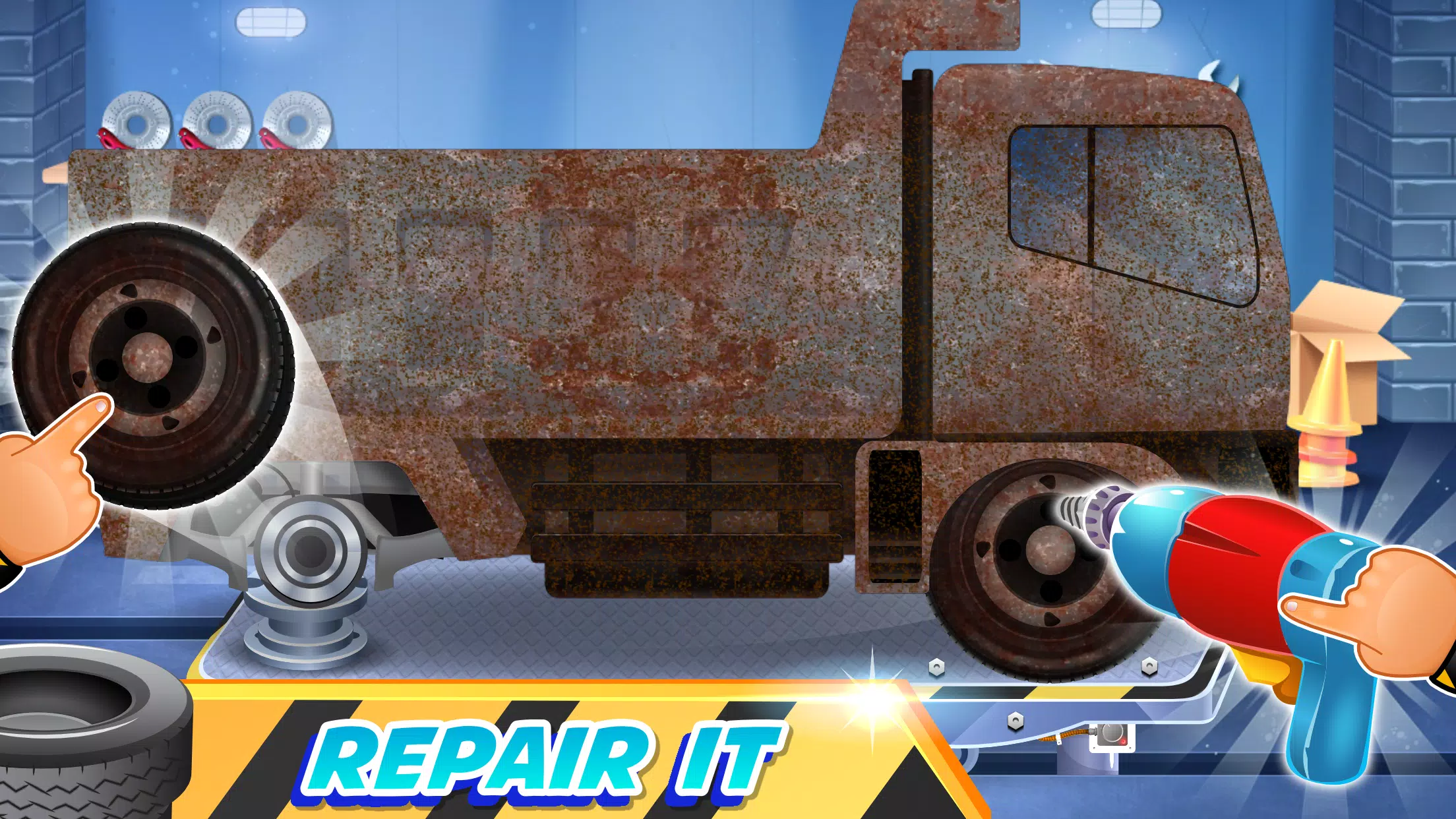 Car & Truck Kids Games Garage Screenshot 2