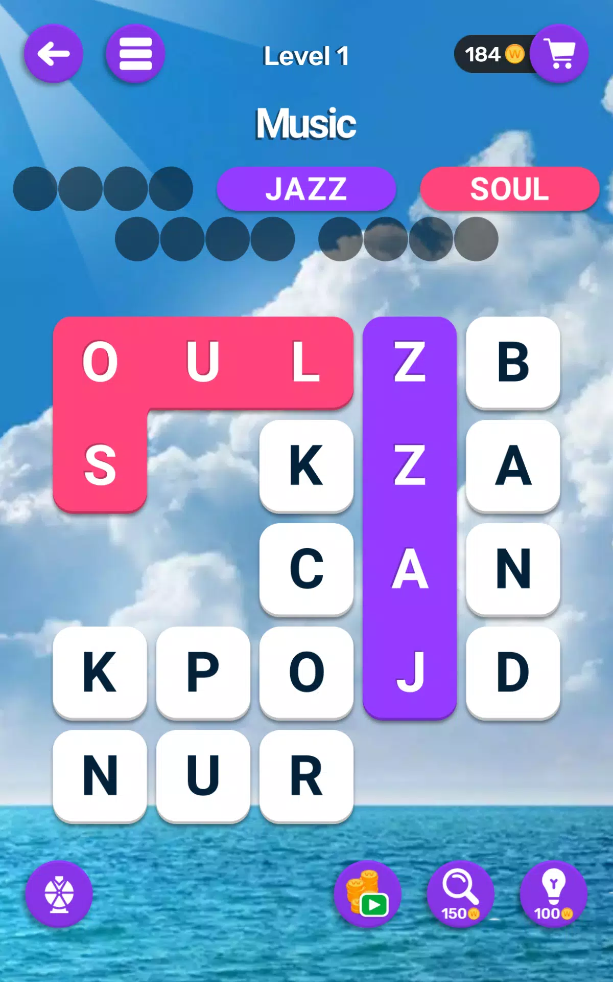 Word Search Blocks: Puzzle Screenshot 6