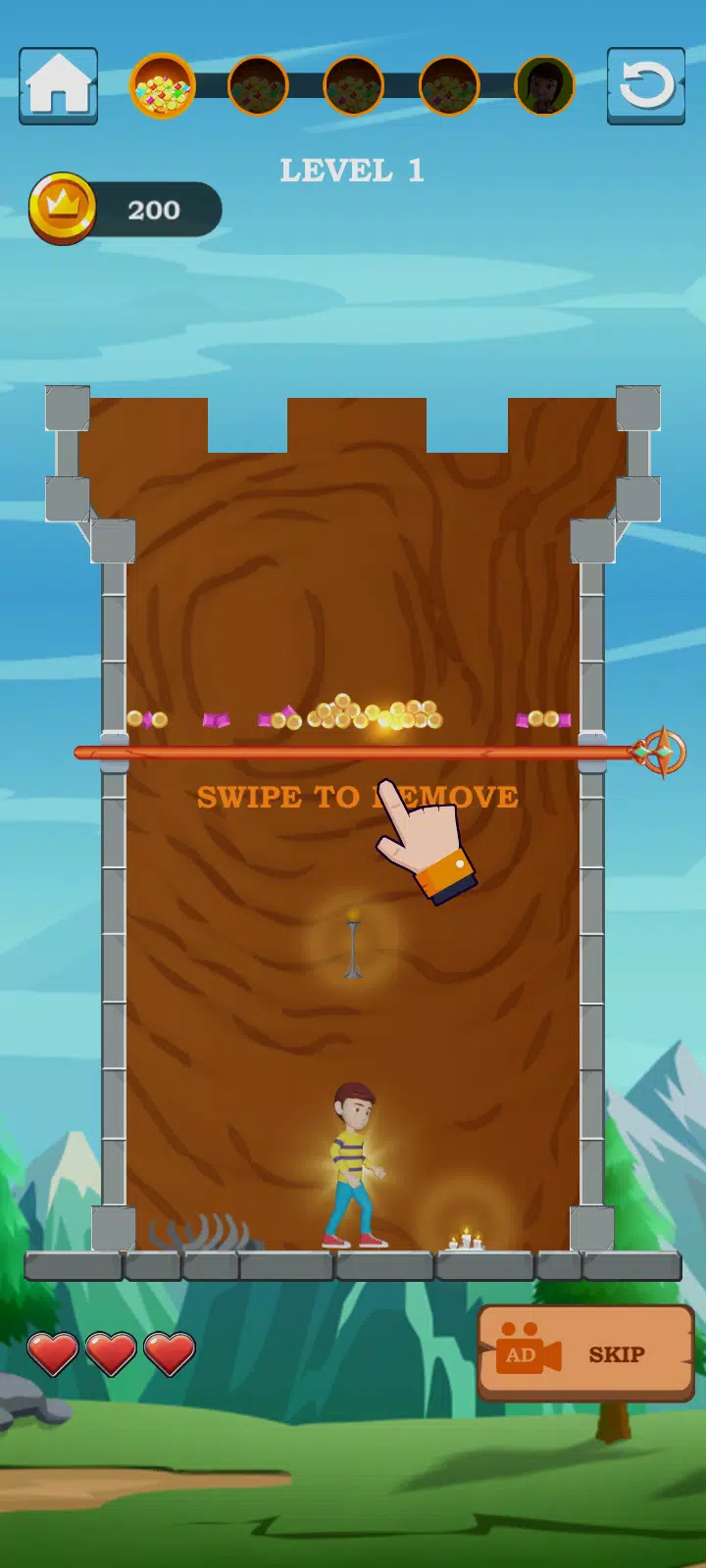 Rudra Pull Pin puzzle Screenshot 2