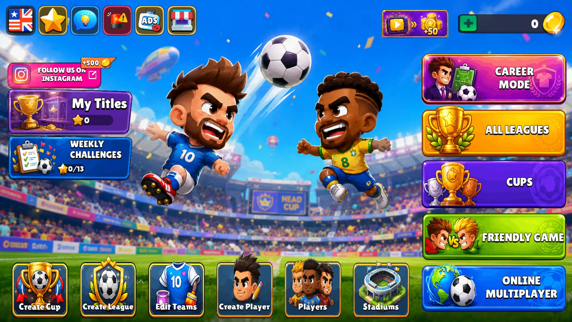 World Head Soccer Cup 2026 Screenshot 2