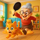 Kitty vs Granny House Chaos APK