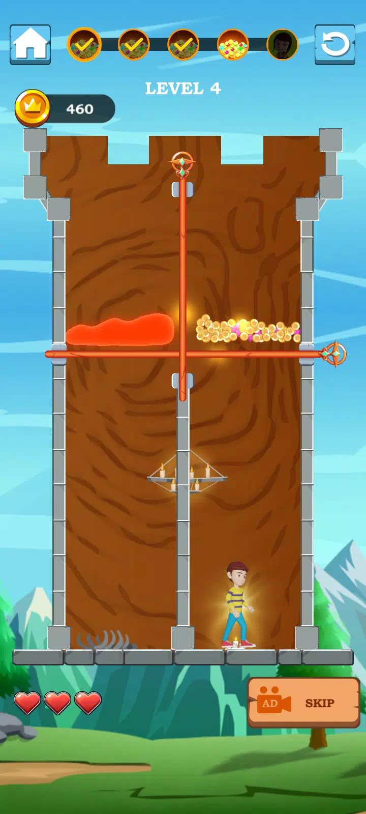 Rudra Pull Pin puzzle Screenshot 8