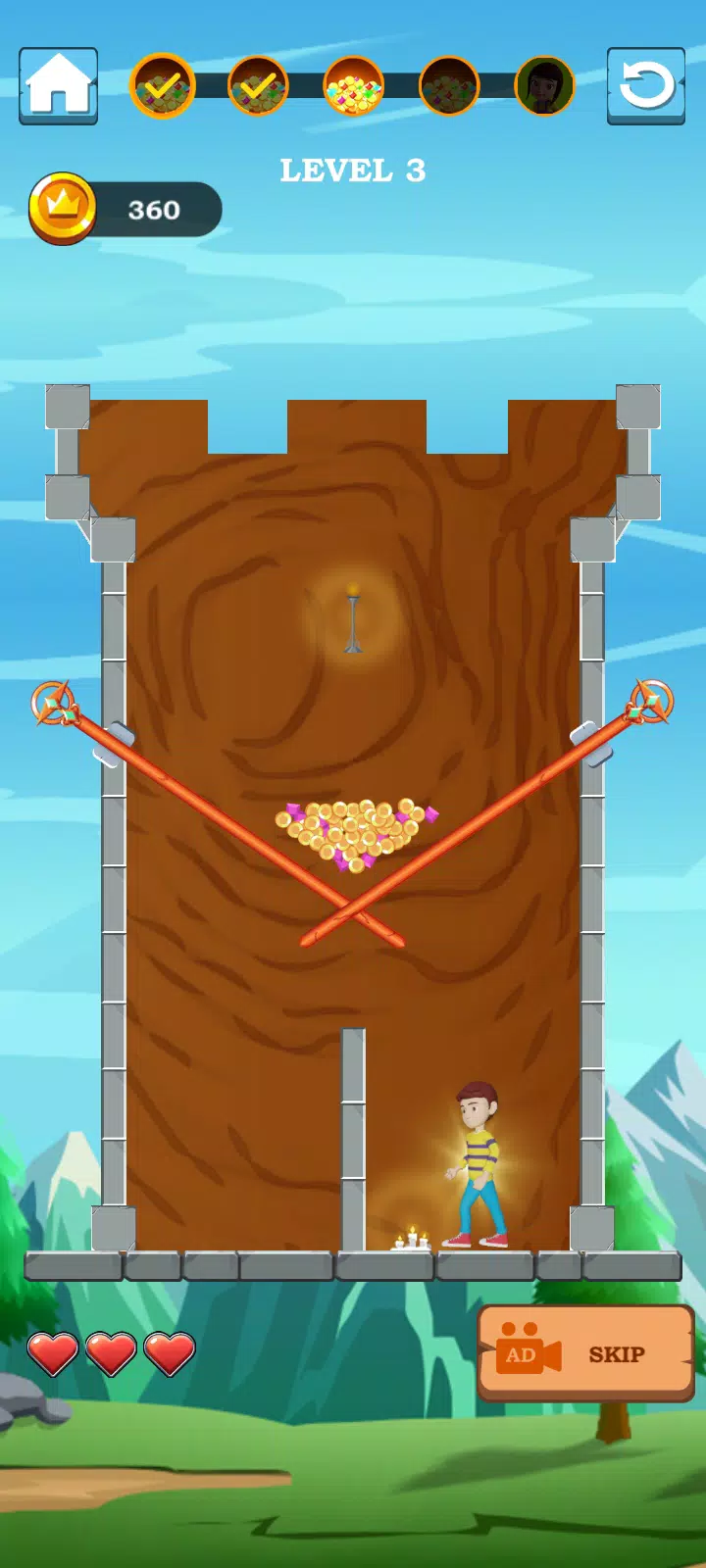 Rudra Pull Pin puzzle Screenshot 6