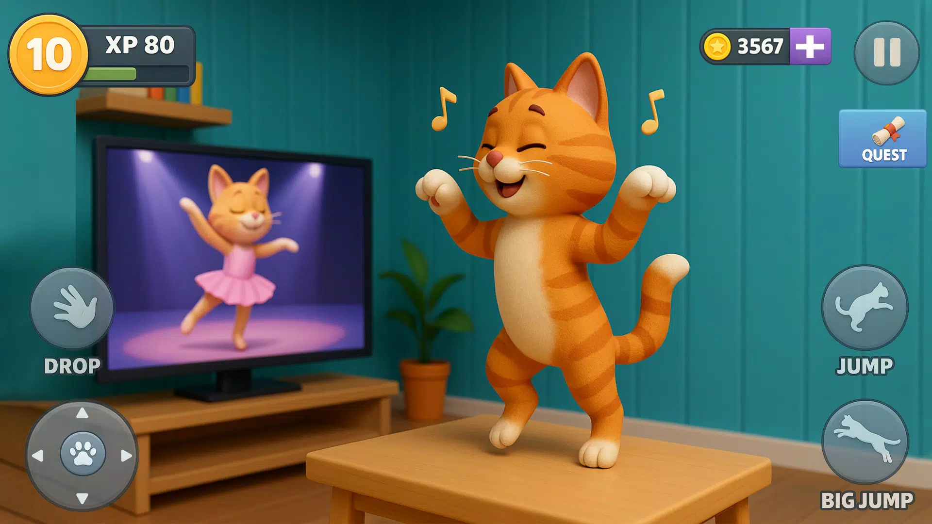 Kitty vs Granny House Chaos Screenshot 8