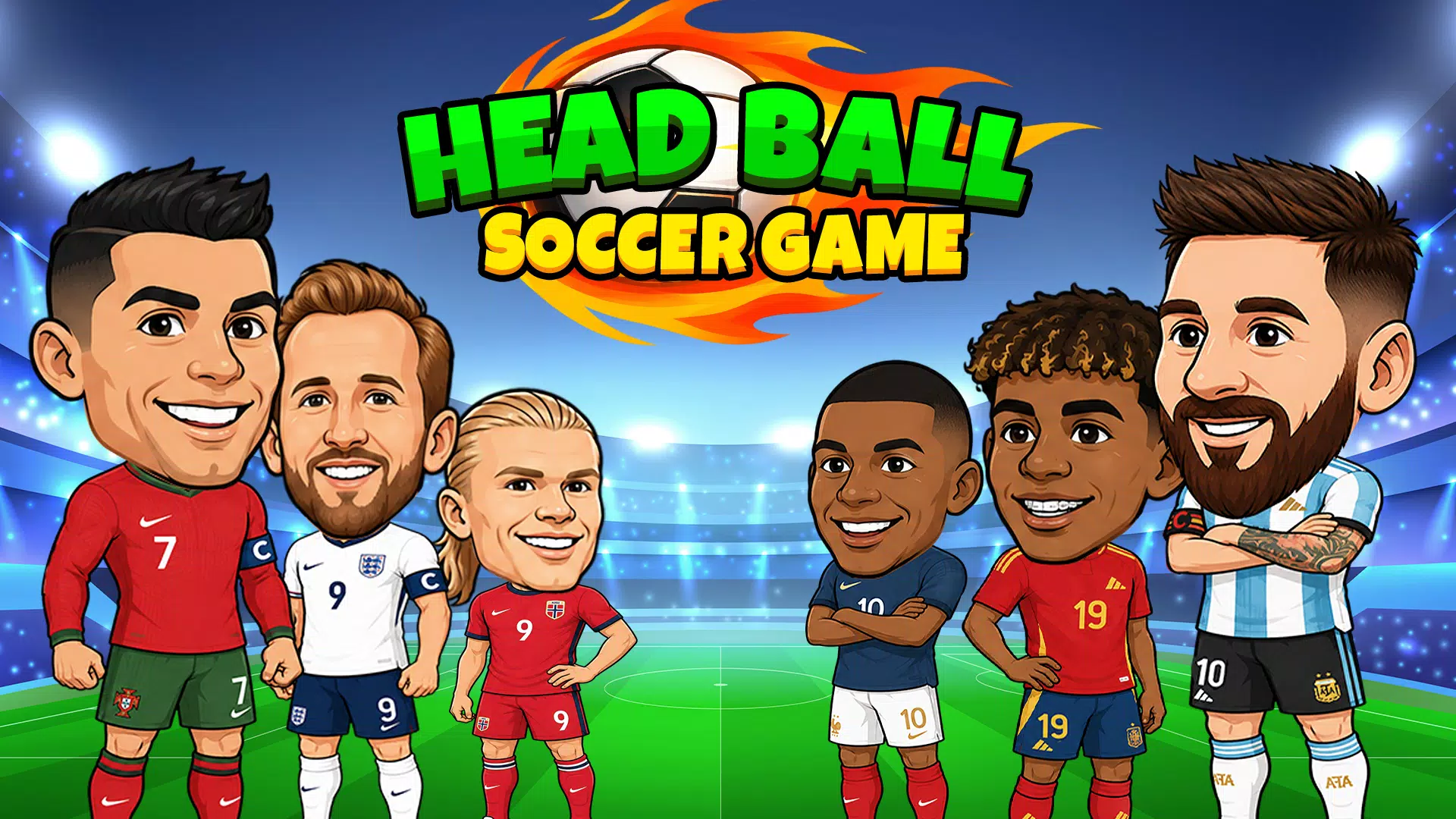 Big Head Soccer: Football Game Screenshot 1