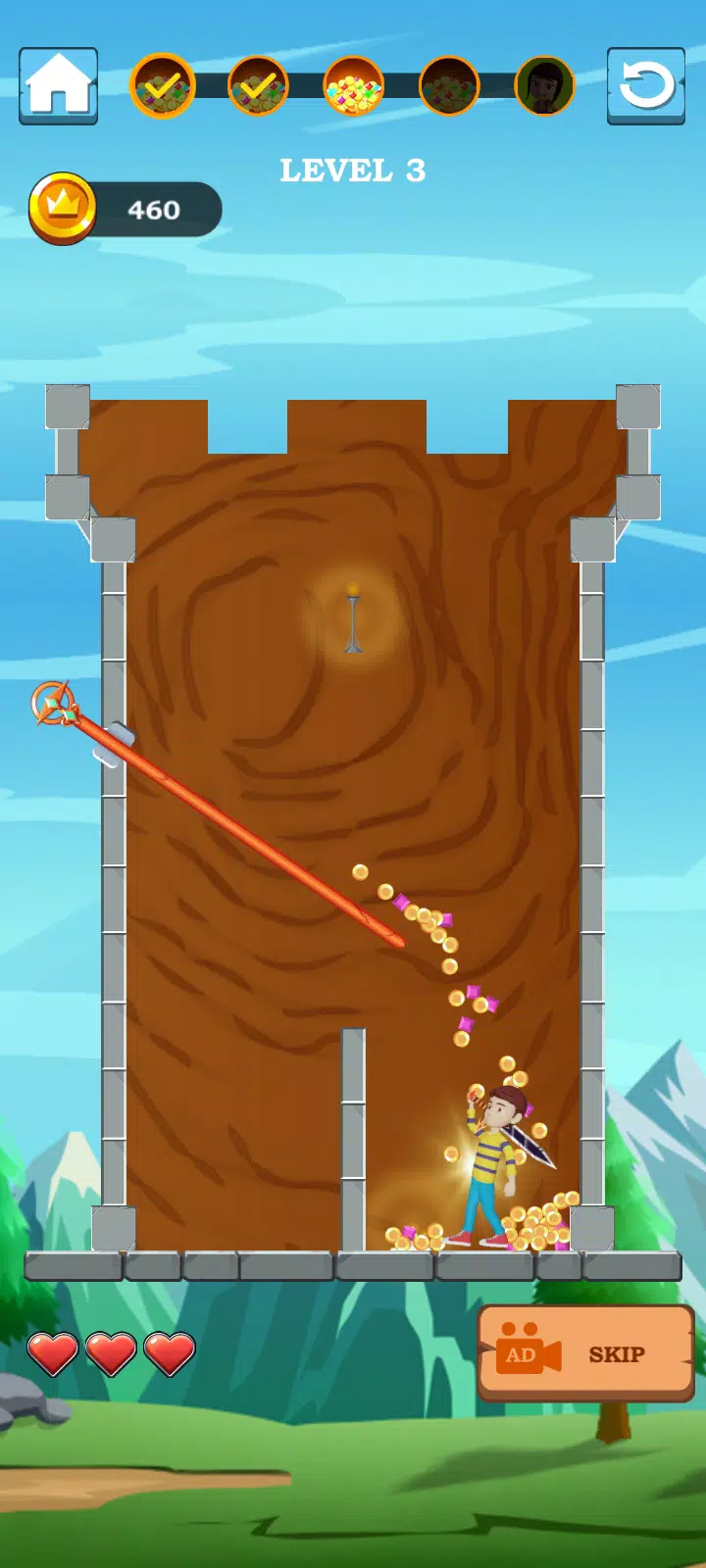 Rudra Pull Pin puzzle Screenshot 7