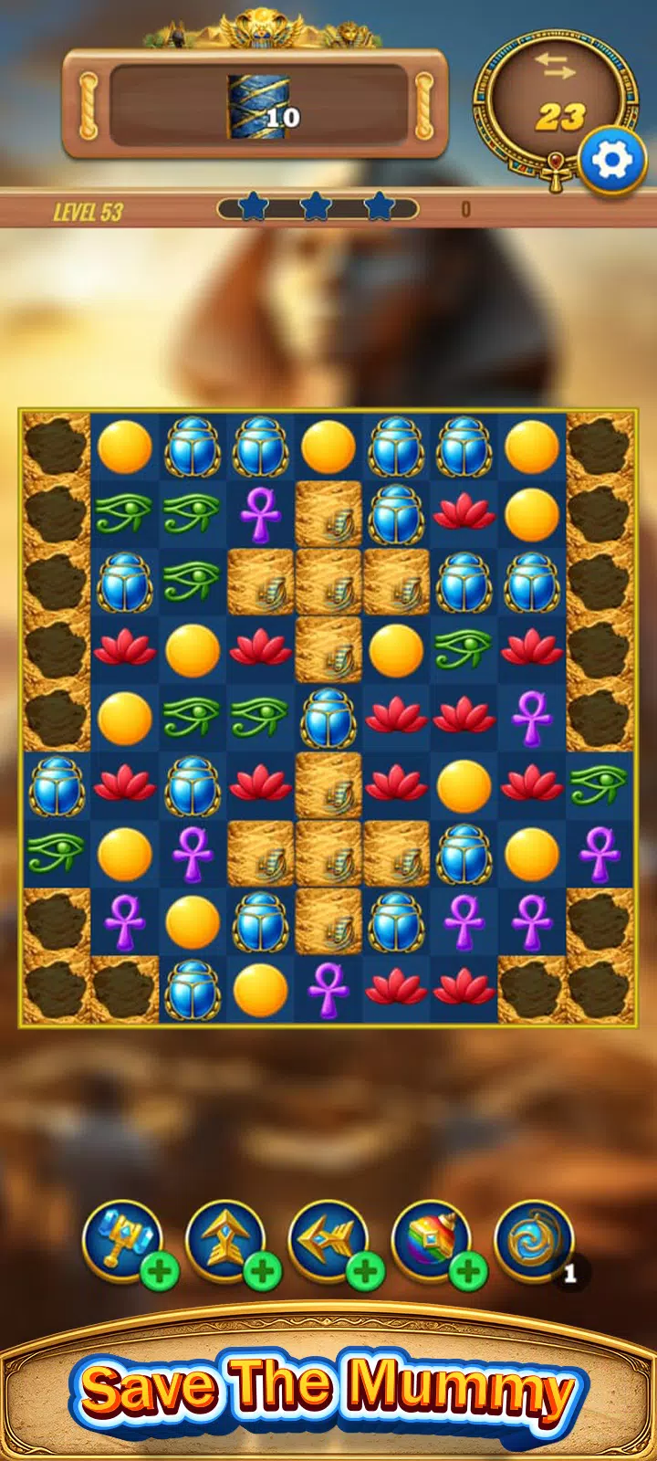 Pharaohs Blast Match  Screenshot 2