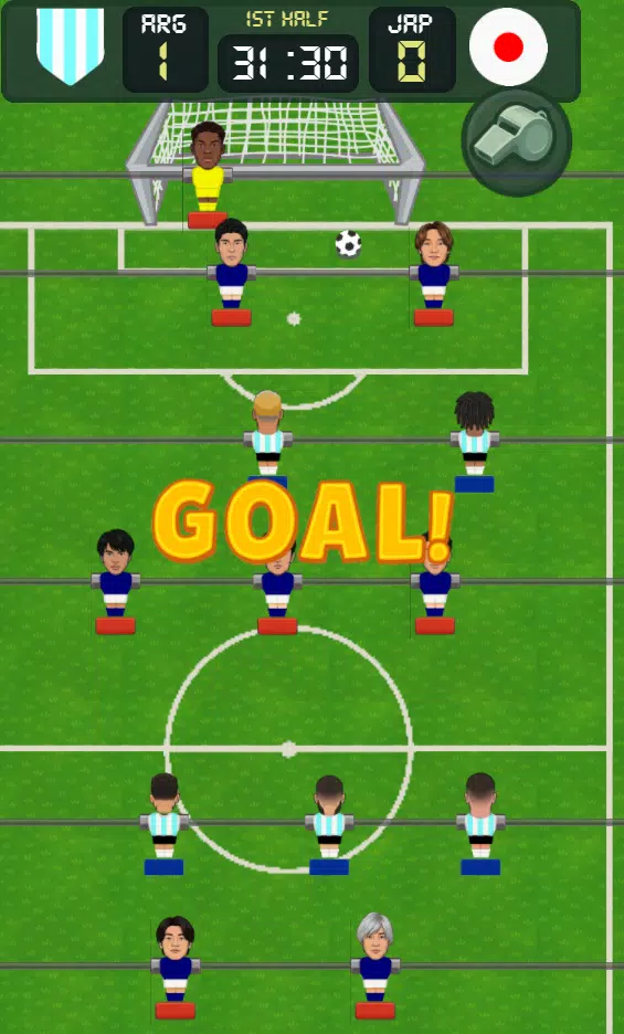Foosball PvP: Messi vs Mbappe  Screenshot 1