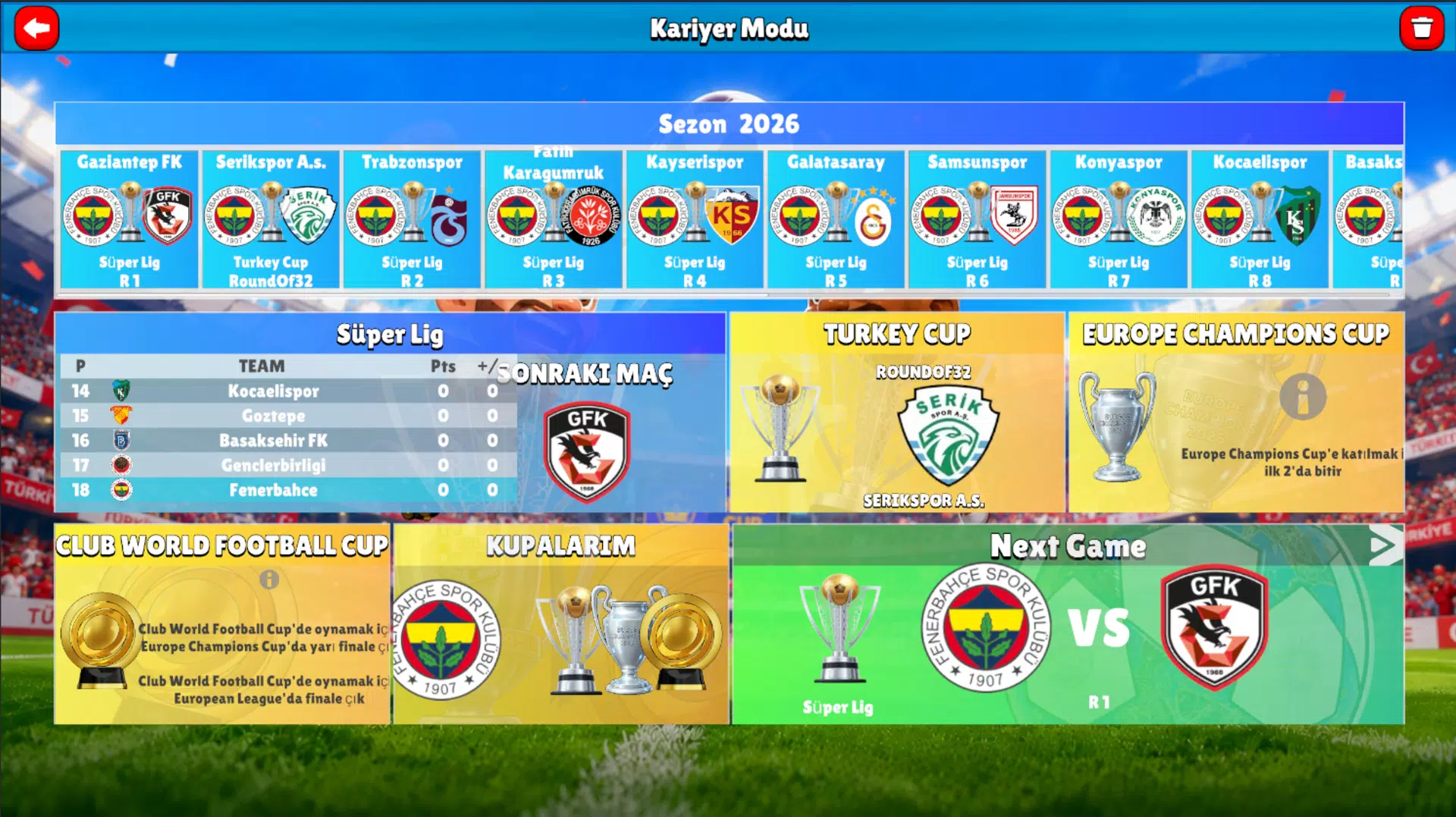 Türkiye Ligi 2026: Head Soccer  Screenshot 4