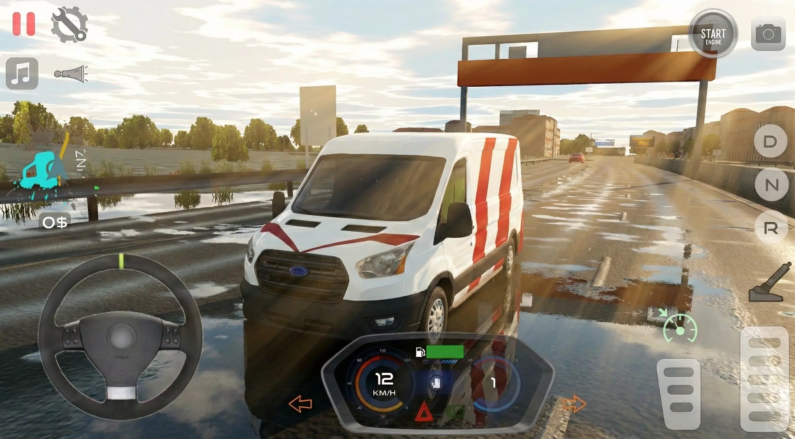 Minibus Car Simulator Real Van  Screenshot 2