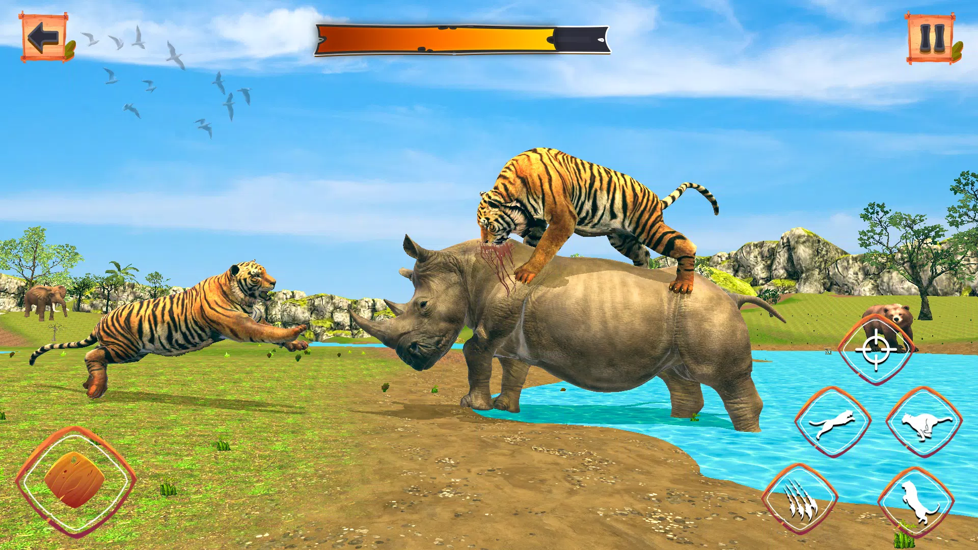 Wild Tiger 3D Animal Simulator  Screenshot 2