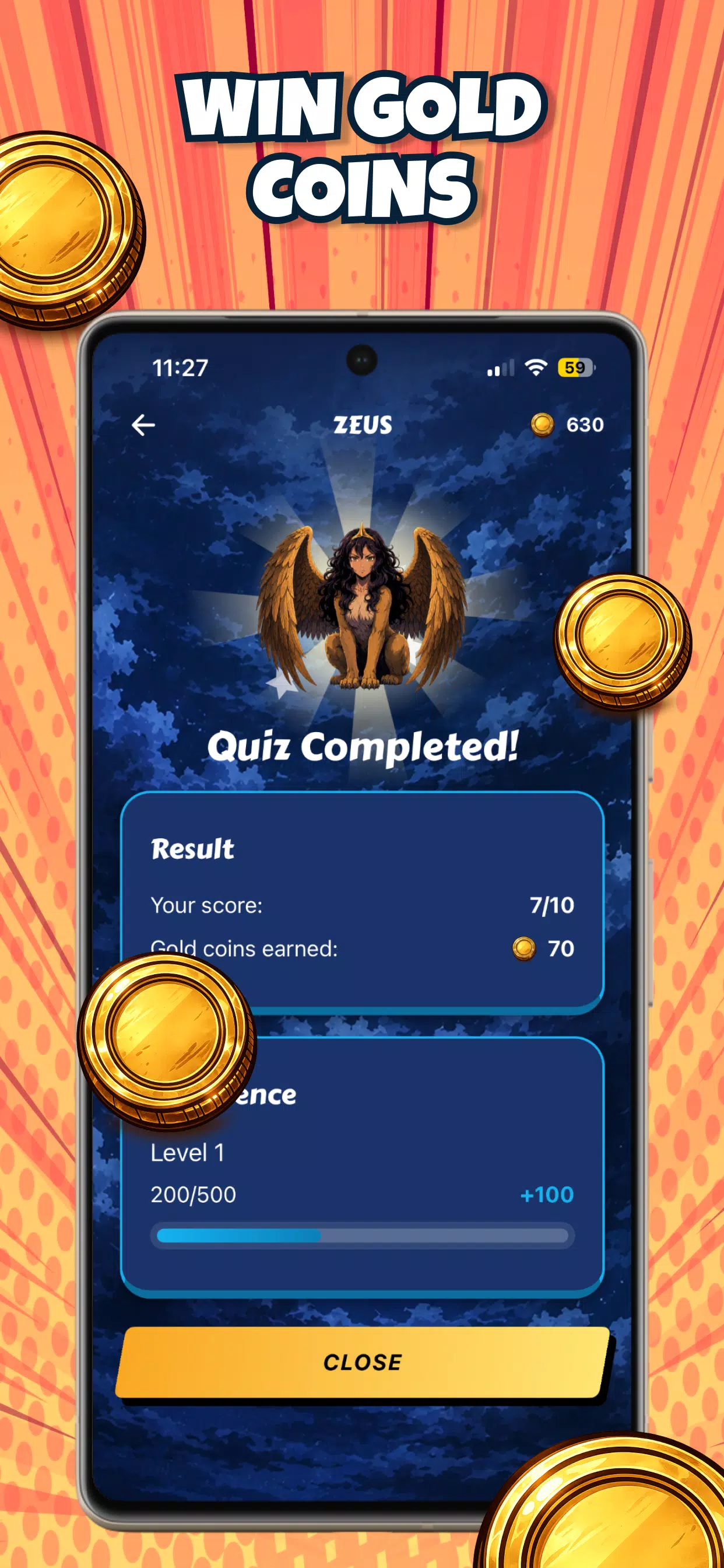 Sphinx Quiz Mythology Screenshot 4