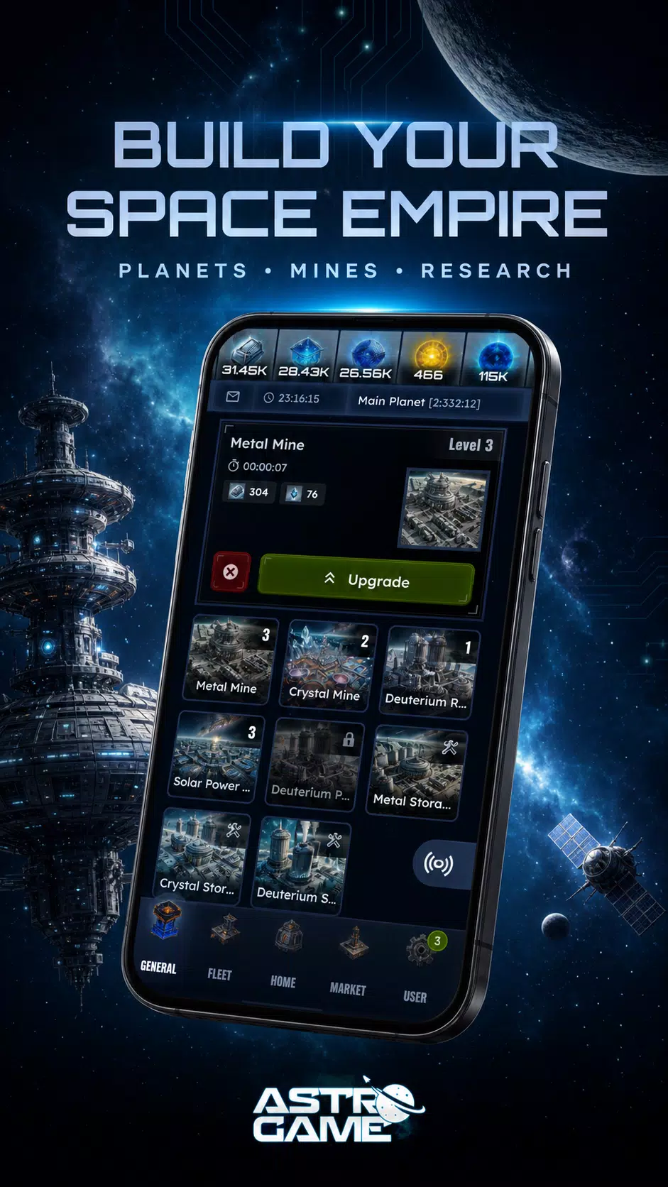 AstroGame: Space Strategy MMO Screenshot 1