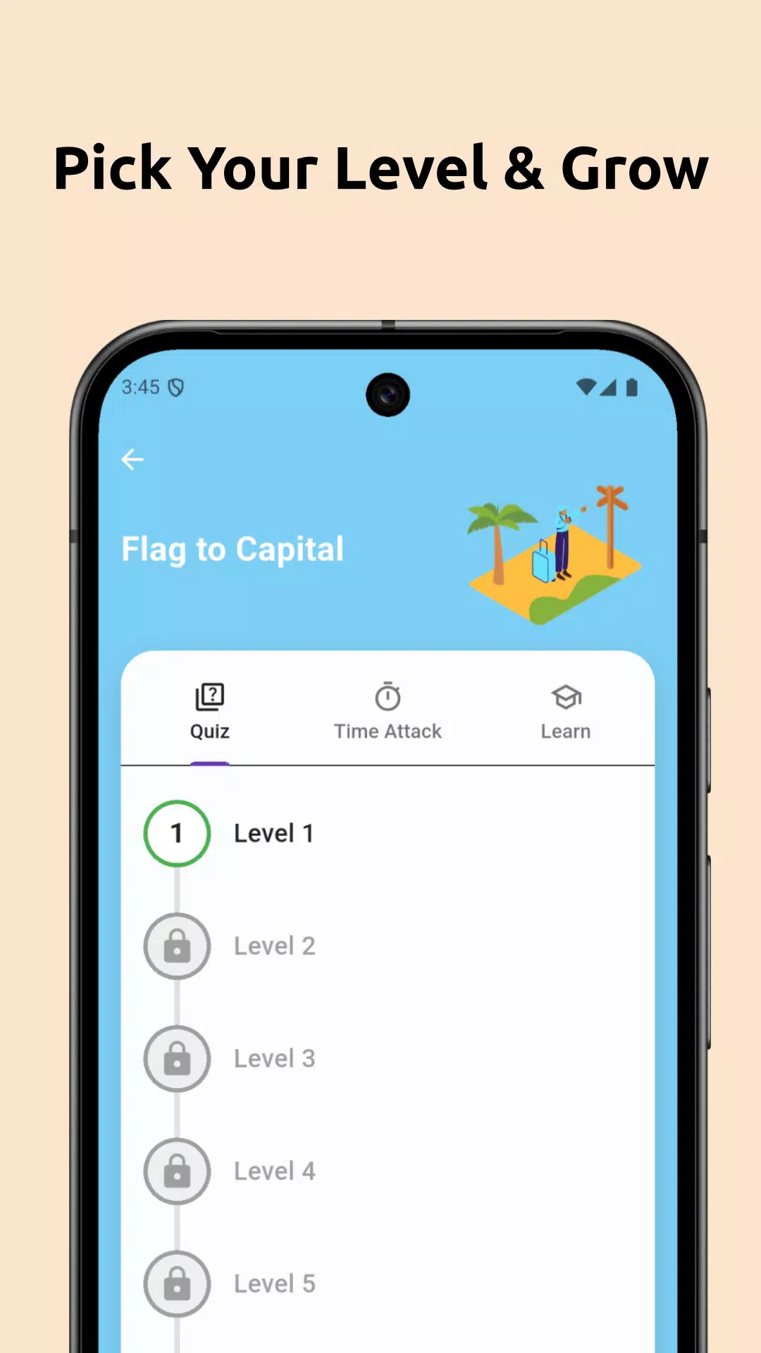Capital Quiz: World Countries Screenshot 2