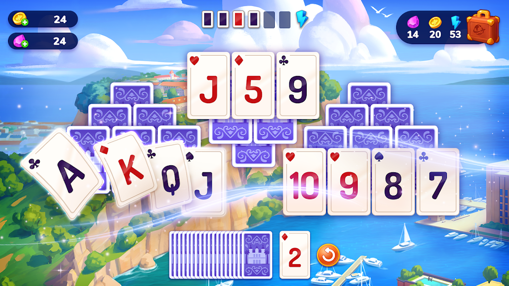 Solitaire Explorer: TriPeaks Screenshot 3