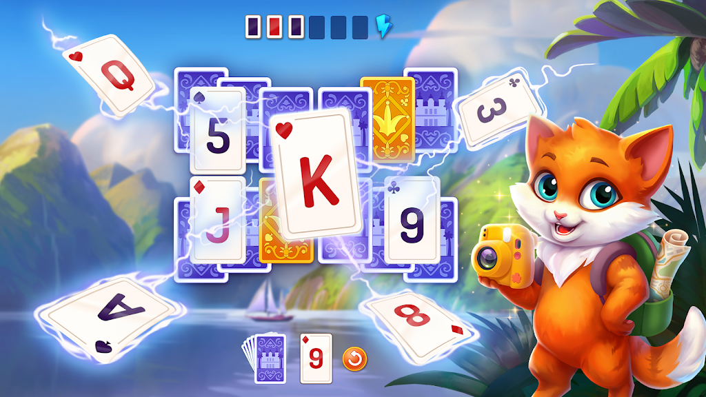 Solitaire Explorer: TriPeaks Screenshot 1